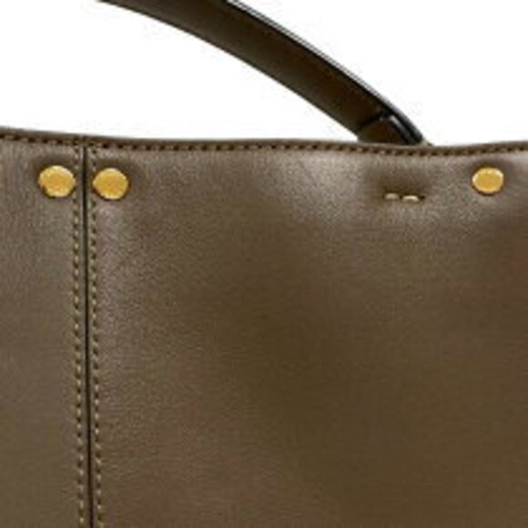 Fendi Peekaboo Lite Brown Calfskin Shoulder Bag - Picture 9 of 11